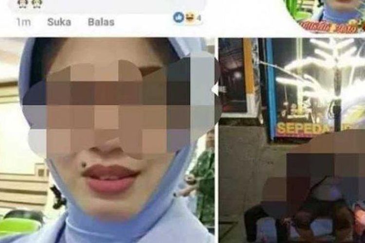 Tangkapan layar di media sosial terkait postingan FS, seorang istri Peltu YNS, yang memposting konten bernada hujatan kepada Menkopolhukam Wiranto.