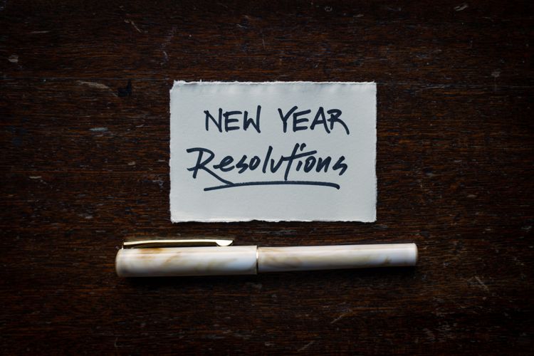 Ilustrasi resolusi tahun baru