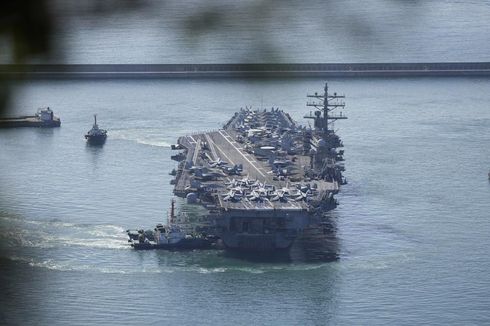 Angkatan Laut Korsel, AS, dan Jepang Gelar Latihan Bersama di Semenanjung Korea 