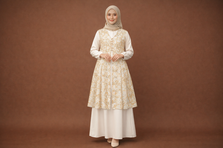 Gamis Layering Modern: Fleksibel dan Dinamis