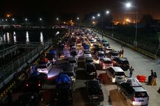 BERITA FOTO: Antrean Kendaraan Pemudik Mengular di Pelabuhan Merak