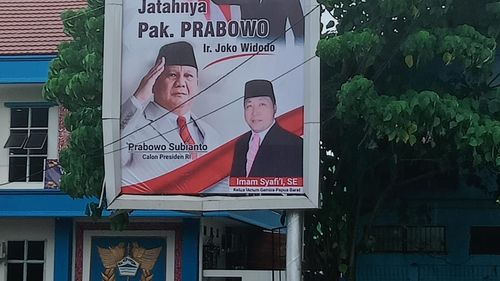 Baliho "2024 Jatahnya Pak Prabowo Subianto" di Depan Bea Cukai Tak Dianggap Pelanggaran