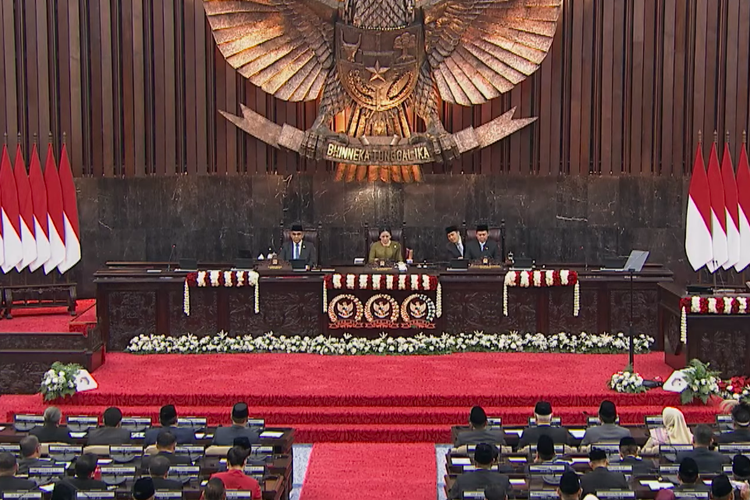 Podium Prabowo di Sidang MPR, Desainnya Ukiran Khas Jepara