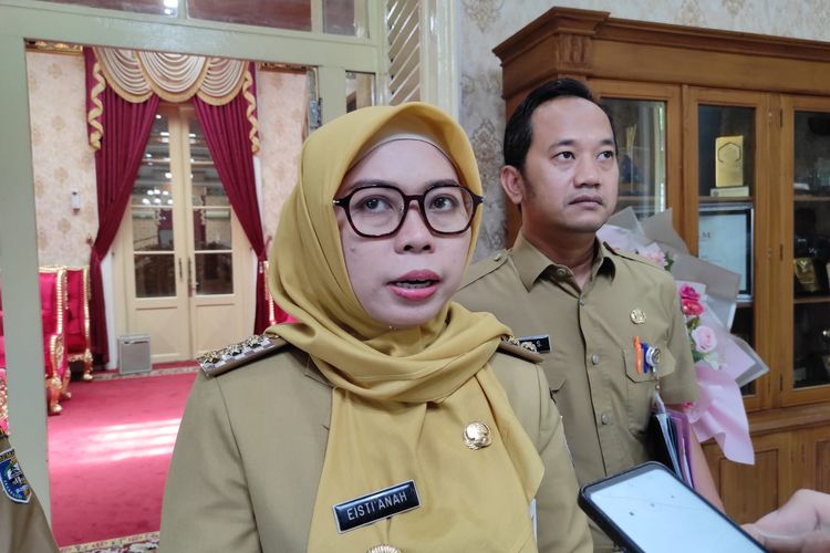 Bupati Demak Eisti'anah, usai menghadiri suatu acara di Pendopo Pemkab Demak, Selasa (9/9/2025).