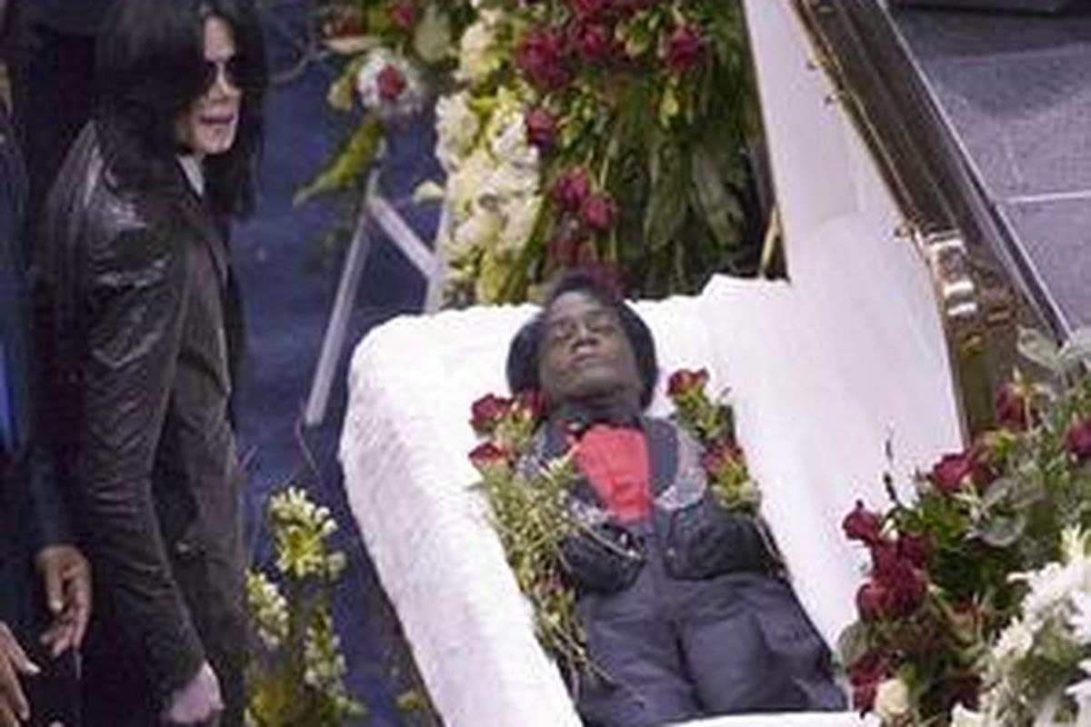 Jacko menghadiri pemakaman James Brown di Augusta, 30 Desember 2006