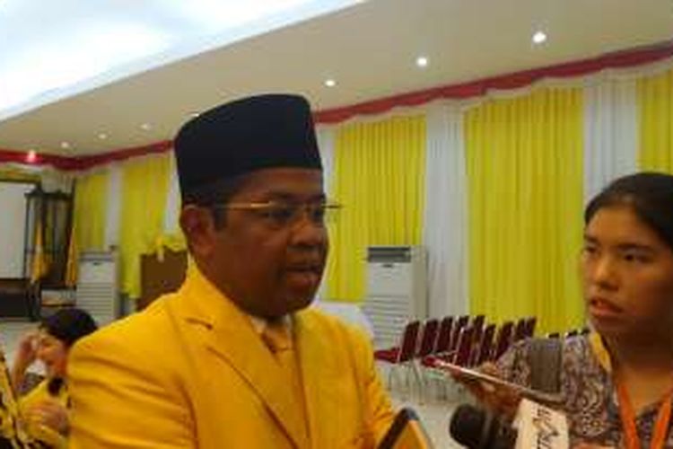 Sekretaris Jenderal Partai Golkar Idrus Marham di Kantor DPP Partai Golkar, Slipi, Jakarta Barat, Rabu (17/8/2016)