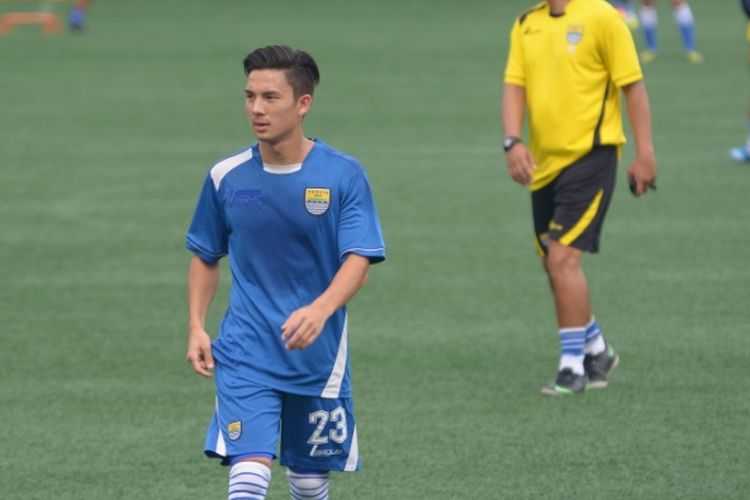 Gelandang Persib Kim Jeffrey Kurniawan