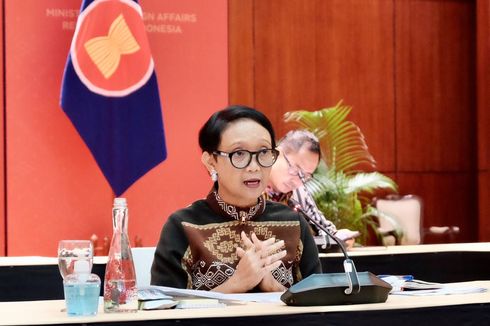 Indonesia’s Retno Marsudi Calls for Cooperation in Covid-19 Response during ASEAN-Australia Meeting