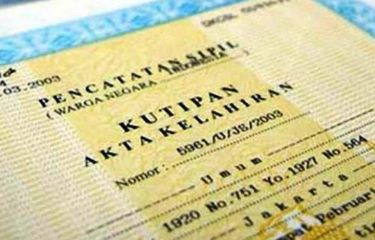 Ilustrasi Akta Kelahiran
