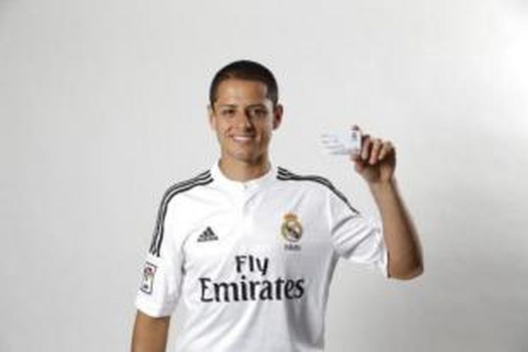 Striker Real Madrid, Javier Hernandez.