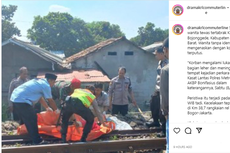 Viral Unggahan Perempuan Tewas Tertabrak KRL di Bojonggede, Ini Penjelasan KAI Commuter