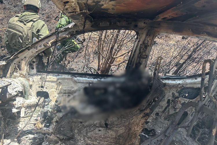 Jenazah Sopir Lajuran yang Disandera Kelompok Bersenjata Ditemukan di Mobil Terbakar