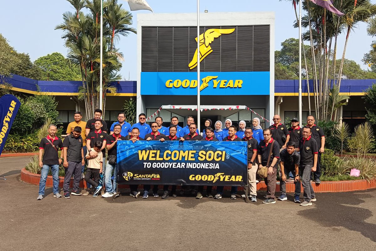 Kunjungan SOCI ke pabrik Goodyear di Bogor, Sabtu (24/8/2024)