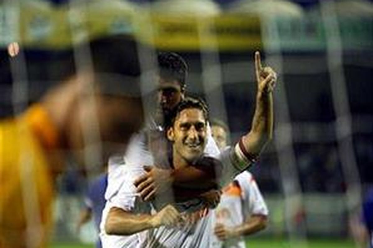 Kapten AS Roma, Fransesco Totti.
