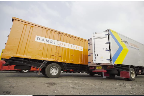DAMRI dan Kalog Kolaborasi Layanan Angkutan Logistik