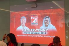 PSI Pasang Gambar Ganjar-Yenny, Tegaskan Dukungan untuk Pilpres 2024