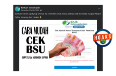 INFOGRAFIK: Hoaks BPJS Ketenagakerjaan Beri Bantuan Dana Rp 2,5 Juta