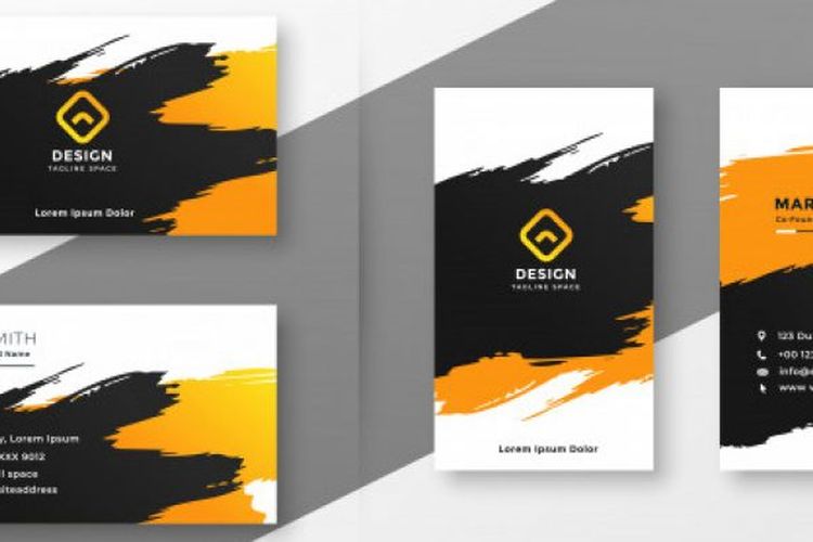 Ilustrasi kartu nama bisnis 