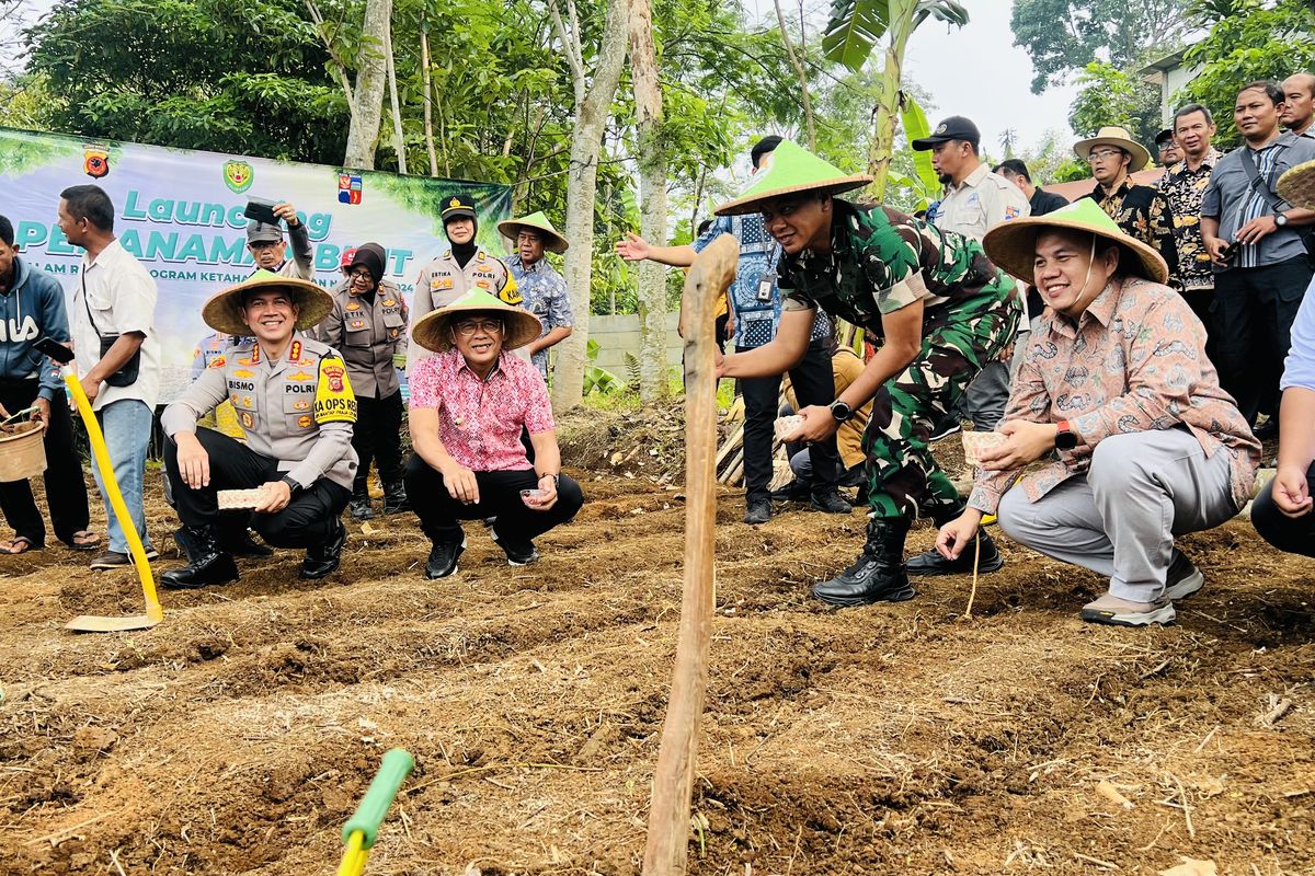 Dukung Program Ketahanan Pangan Prabowo, 2 Hektare Lahan di Bogor Ditanami Jagung