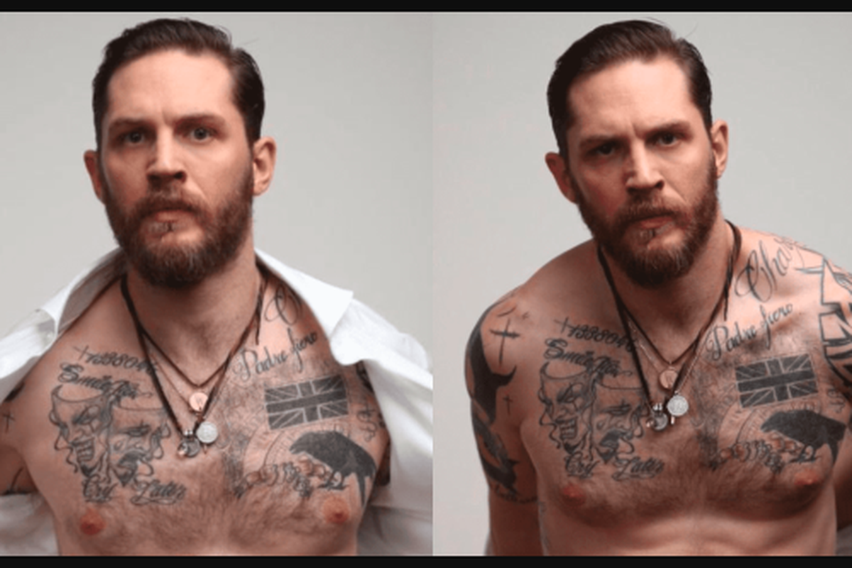Aktor Tom Hardy membentuk massa otot dengan teknik dirty bulking