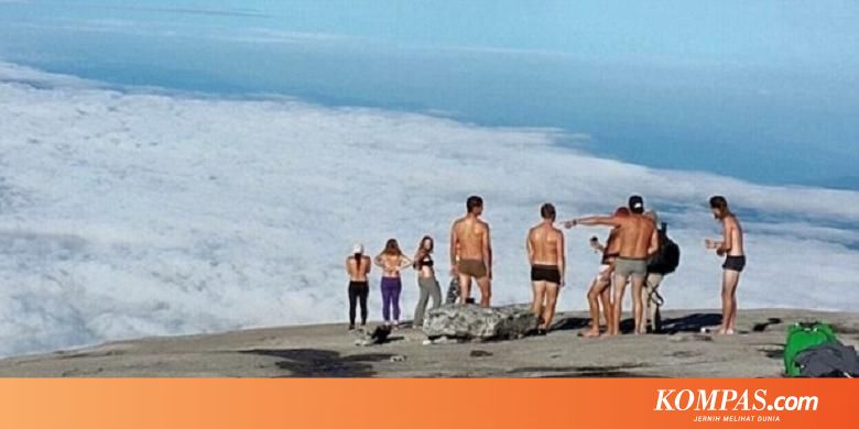 10 Turis Telanjang Di Gunung Kinabalu Pemicu Gempa Bumi