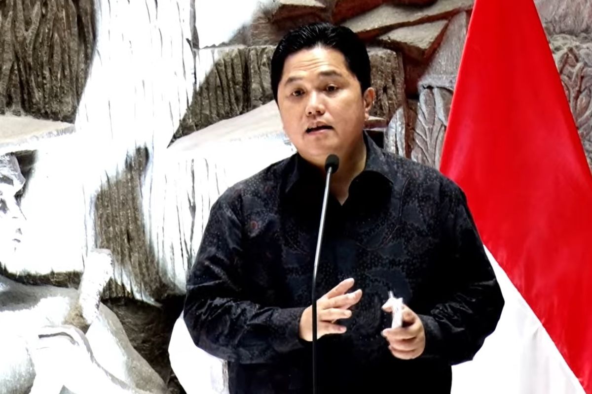 Menteri BUMN Erick Thohir. 