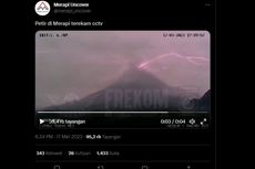 Ramai soal Video Petir di Puncak Gunung Merapi, Ini Penjelasan BRIN