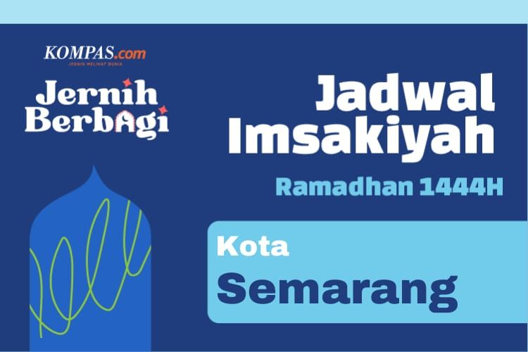 Ilustrasi jadwal imsakiyah di Semarang, Jawa Tengah, hari ini.