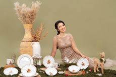 Sandra Dewi dalam Kolaborasi dengan Zen Tableware, Memberi Kehangatan Selama di Rumah