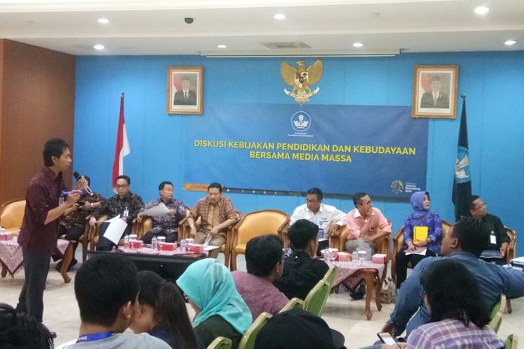 Acara Penjelasan Hasil UN Jenjang SMA dan SMK Tahun Pelajaran 2017/2018 yang diadakan Kemendikbud (8/5/2018)