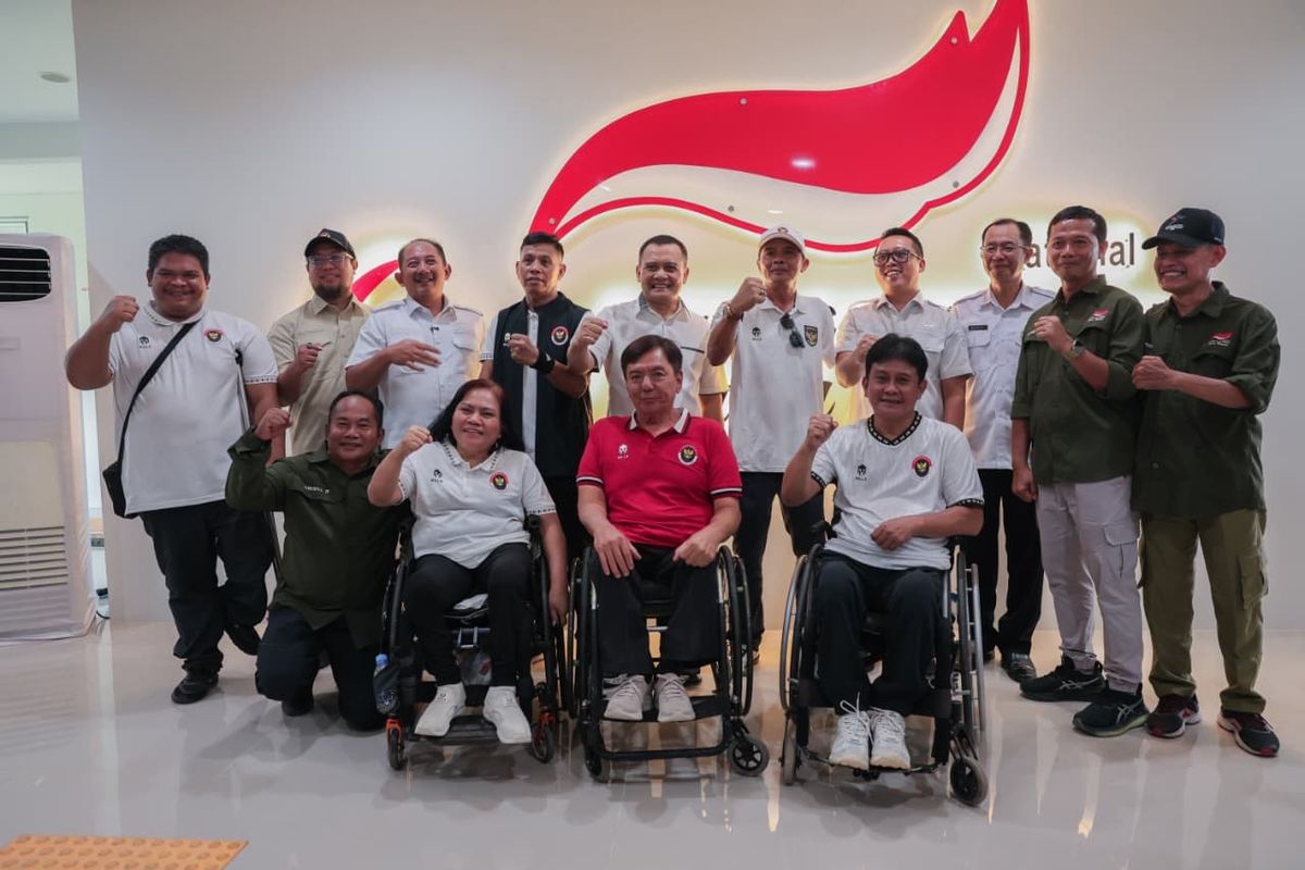 Gubernur Jateng Ahmad Luthfi meresmikan Gedung Asrama Atlet National Paralympic Committee Indonesia (NPCI) Jawa Tengah di Desa Delingan, Karanganyar, Rabu (15/4/2026).