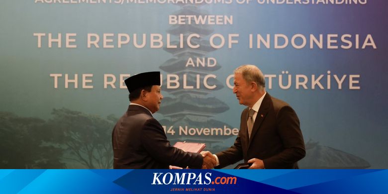 Menhan Prabowo dan Menhan Turkiye Teken Kerja Sama Industri Pertahanan di Sela Pertemuan KTT G20 Bali
