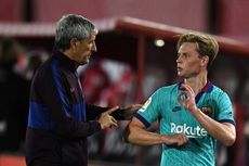 Quique Setien Yakin Frenkie de Jong Tak Akan Absen hingga Akhir Musim