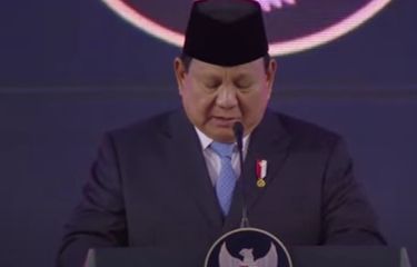 Presiden Prabowo Subianto saat acara peluncuran Danantara di Kompleks Istana Kepresidenan, Senin (24/2/2025).