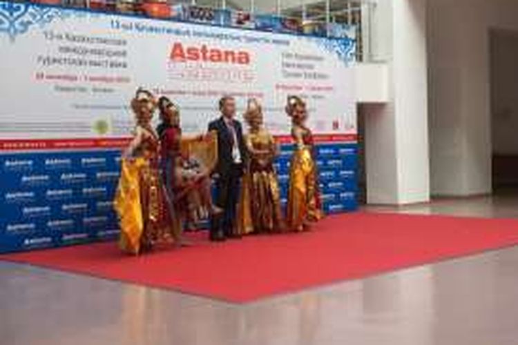 Promosi Indonesia di Astana Leisure, Kazakhstan, Kamis (29/9/2016).