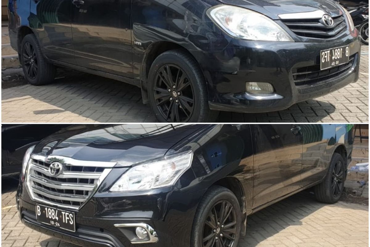 Upgrade tampilan Kijang Innova lama ke model barong.