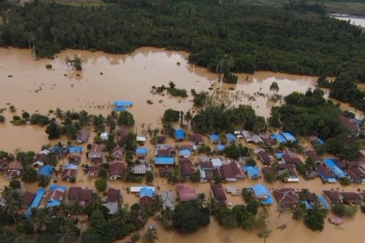 Banjir Berau Terjang 5 Kecamatan, BPBD Minta Bantuan Logistik