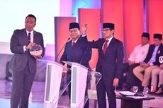Saat Prabowo Berjoget di Debat Pertama Pilpres 2019...