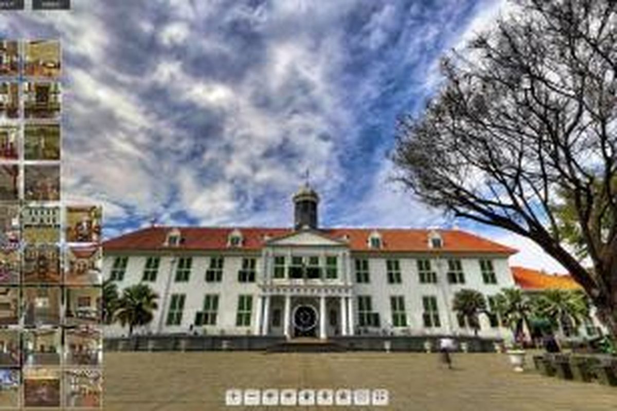 Interior Museum Sejarah Jakarta, di kawasan Kota Tua, Jakarta Barat. Museum yang didirikan tahun 1620 oleh Gubernur Jenderal Jan Pieterszoon Coen ini awalnya berfungsi sebagai gedung Balai Kota. Pada 25 Januari 1707 gedung Balai Kota lama dibongkar dan dibangun Gedung Balai Kota seperti yang ada sekarang.