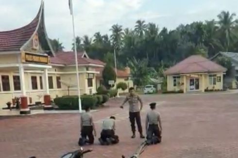 Viral Oknum Polisi Pukul 3 Bintara di Depan Mapolres karena Terlambat