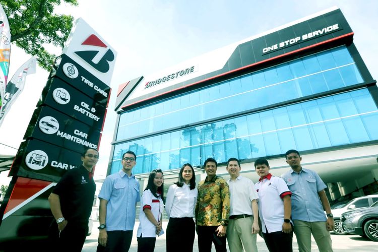 Peresmian outlet Bridgestone di Kota Medan, Rabu (29/5/2022)