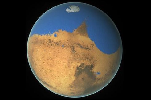 Mars Pernah Punya Lautan yang Lebih Besar dari Kutub Utara