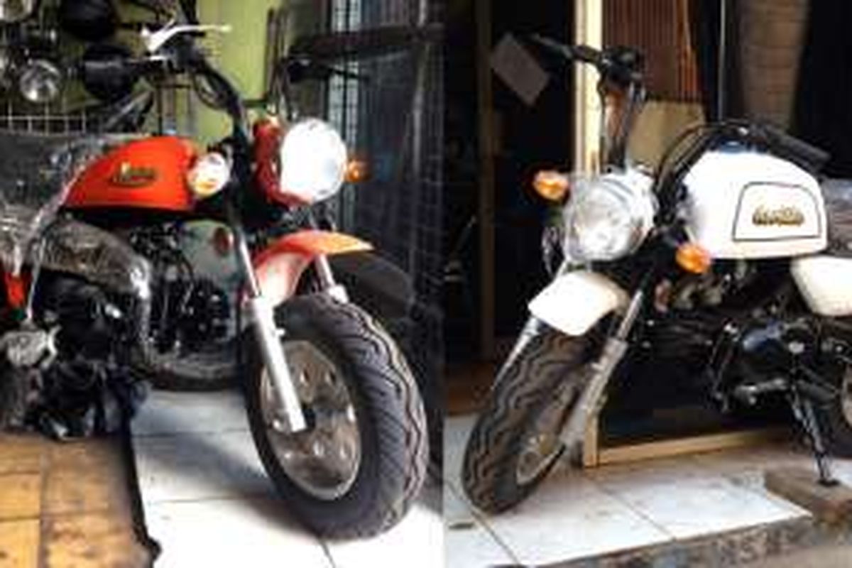 Sepeda motor Gazgas Mongkey dan Gorilla.