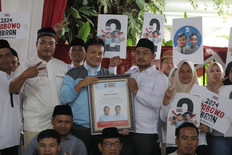 Barisan Santri Muda deklarasikan dukungan untuk Prabowo-Gibran.