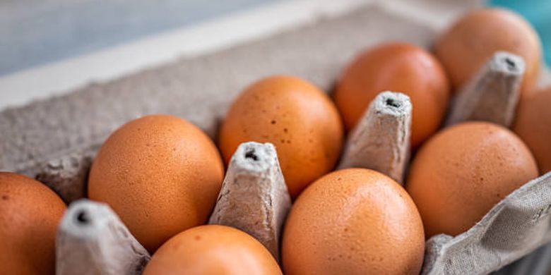 Ilustrasi telur, salah satu makanan yang baik untuk menunjang kesehatan mata.