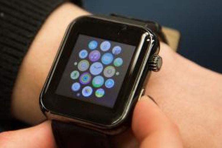 Produk buatan Hyperdon ini memiliki bentuk sangat mirip dengan Apple Watch