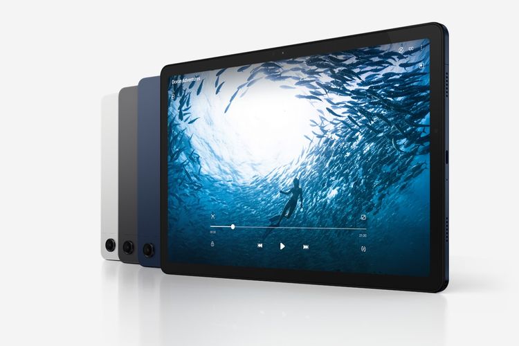 Tampilan layar depan Samsung Galaxy Tab A9 Plus
