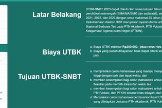 UTBK SNBT Tidak Ada Tes Mata Pelajaran, Bagaimana Jalur Mandiri PTN?