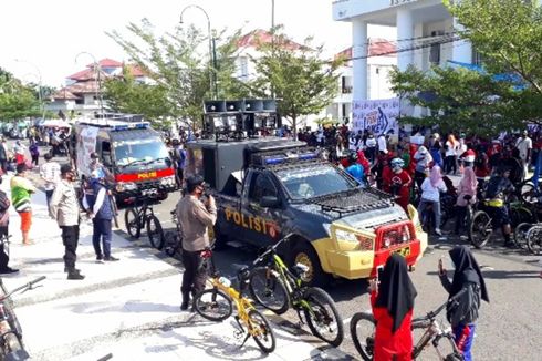 Polisi Minta Panitia dan Peserta Fun Bike Bubar karena Abai Protokol Kesehatan