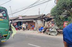 Truk Kontainer Tabrak Rumah di Cakung, Tak Ada Korban Jiwa